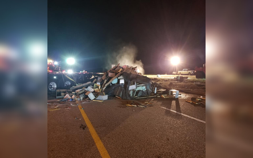 Wypadek USA pszczoly