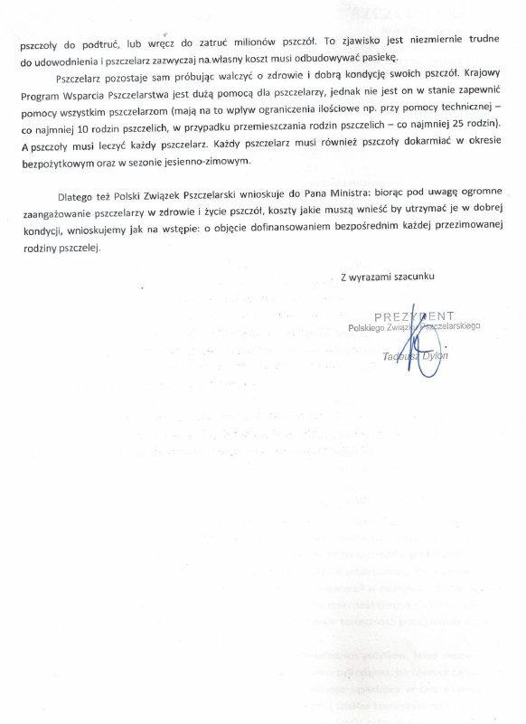 Polski Zwiazek Pszczelarski dofinansowanie od ula 2