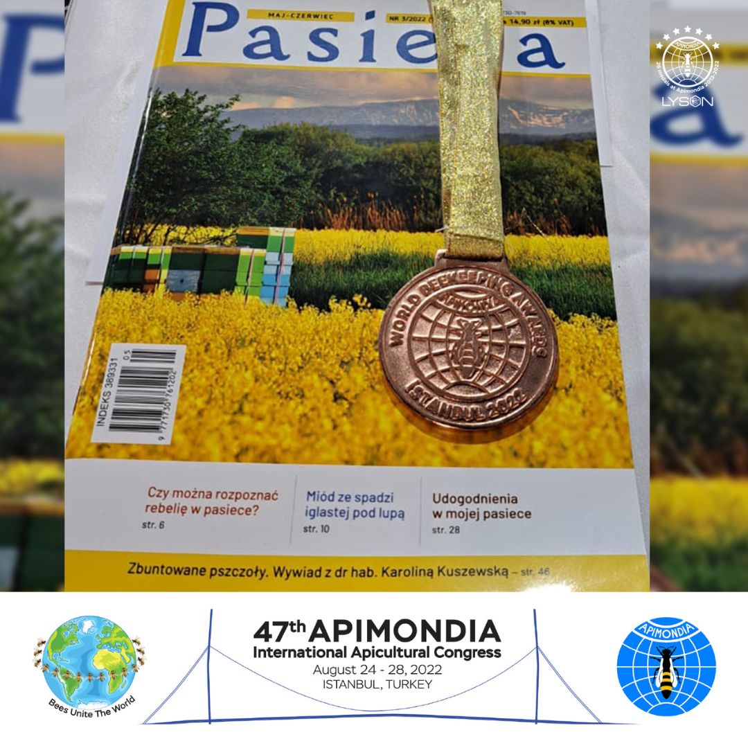 Pasieka brąz apimondia