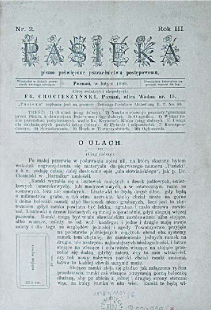 Archiwalne ,,Pasieki’’ - słowa wstępne