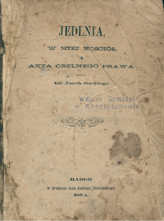 Prawo obelne bartników Puszczy Kozienickiej