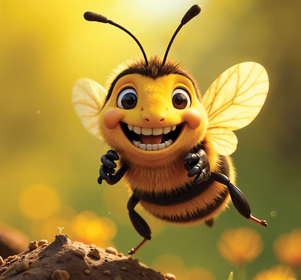 Animowane wizerunki pszczoły, cz. 3.