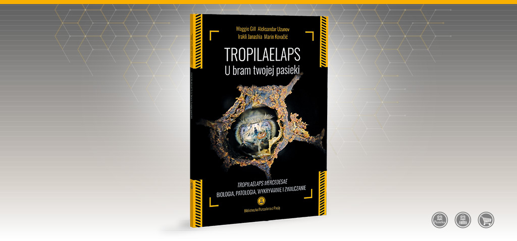 Okładka książki „Tropilaelaps. U bram twojej pasieki